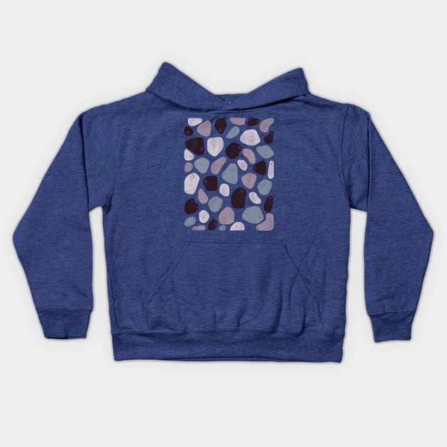 Funny Shapes Kids Hoodie by Alisa Galitsyna